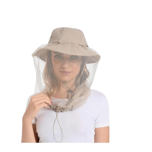 Tibeha Mosquito Head Net Hat Cap UPF 50+ Sun Protection for Beekeeping Hiking
