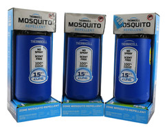 Lot of 3 Thermacell Zone Mosquito Repeller & Fuel Cartridge & 3 Repellent Mats