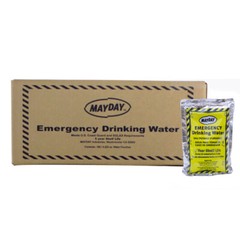 Emergency Drinking Water 70 Pouches (4.2OZ.)ea. Mayday Survival WA44