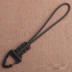Paracord Survival Keychain Women Lanyard Key Ring Triangle Buckle Keychains 3Pcs