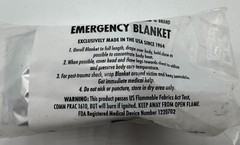 Original SPACE Brand Emergency Blanket Thermal Survival Kit Mylar Rescue NEW