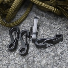 40PC Spring Backpack Clasps Climbing Carabiners Keychain Camping4568