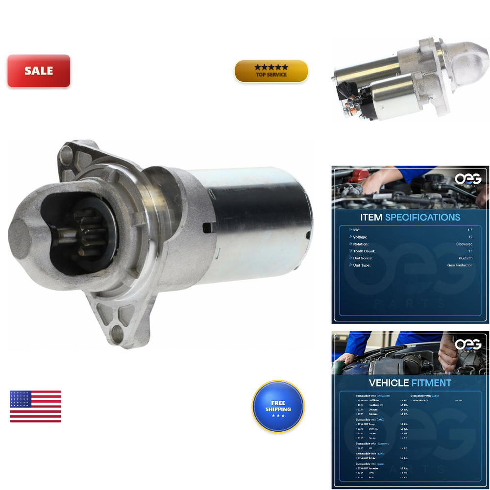 Parts Player Oeg Parts Starter Compatible Chevy Colorado Canyon Isuzu I-290