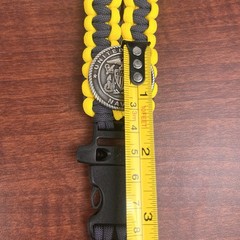 550 Paracord Neck Lanyard Keychain US Navy 22” Whistle Buckle Release