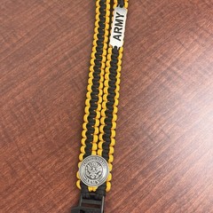 550 Paracord Neck Lanyard Keychain US Army Concho 22” Whistle Buckle Release