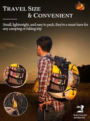192 Easy-to-Light Natural Fire Starter Squares – Ideal for Campfires & Barbecues