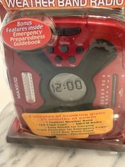 Maximo Emergency Crank Weather Radio Generator AM/FM Flashlight Alarm New Sealed