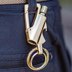 Permanent Match with Bottle Opener Metal Keychain Lighter, Reusable Waterproof