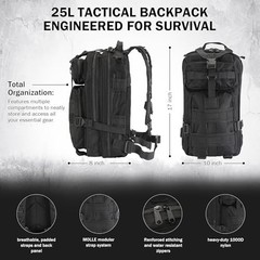 258 PCS Survival Kit with Water Filter LED Tent