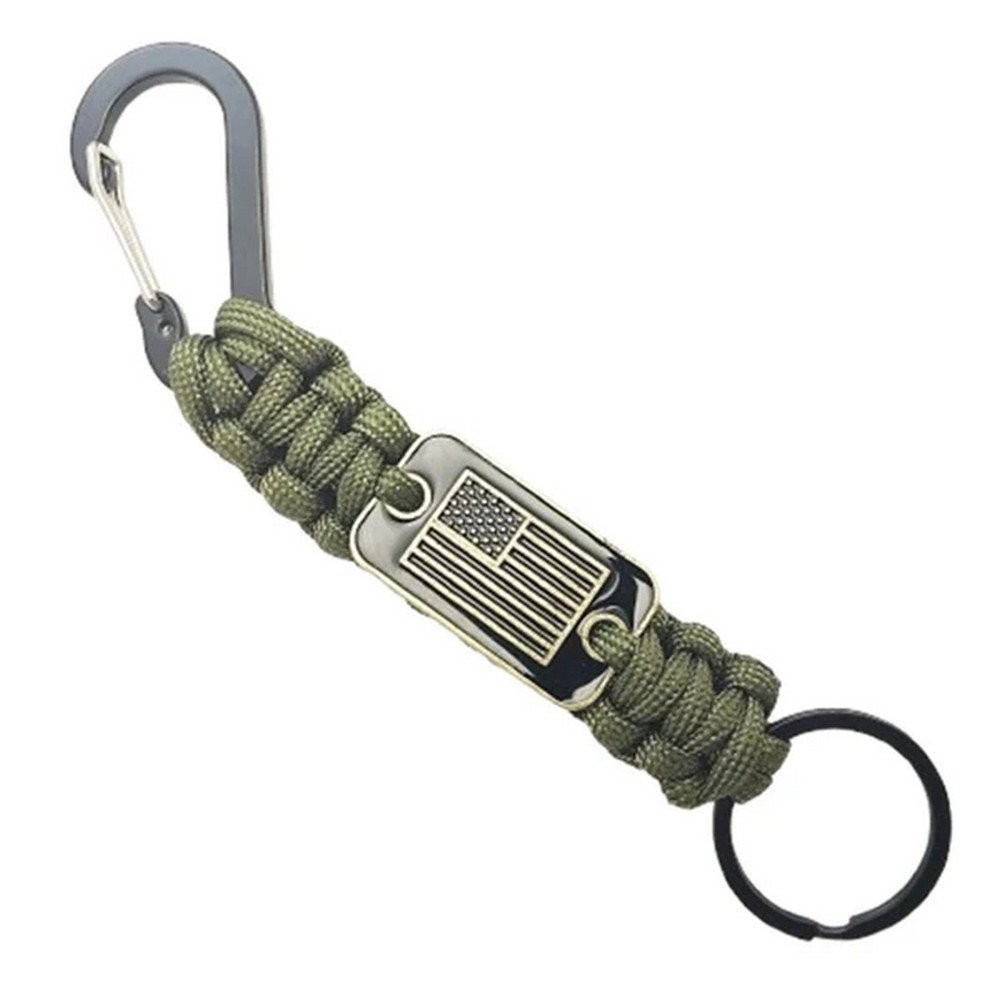 Coeburn Tool Paracord Keychain Lanyard Clip Split Ring Flag Emblem – CT3026