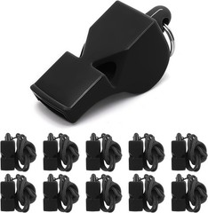 Emergency-Ready 50 Pack Pealess Whistles – 120dB Crisp Sound with Lanyard