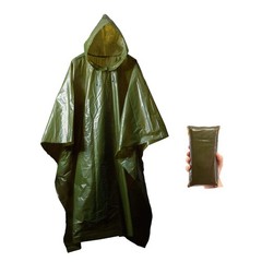 Lightweight Rain Gear Poncho Emergency Survival Cover Shelter Norwegian Milit…