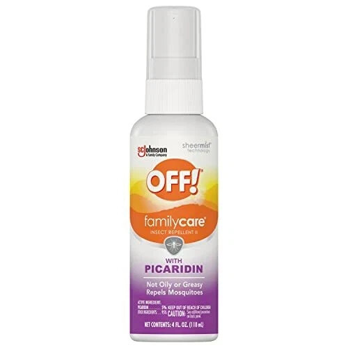 OFF! FamilyCare Insect & Mosquito Repellent Spritz, Made with Picaridin 4 oz