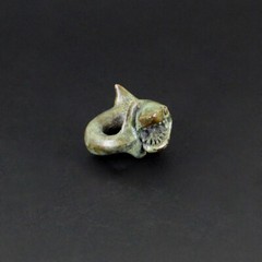 Trilobite Retro Brass Shark Spider Knife Lanyard Beads Necklace Pendant Charms