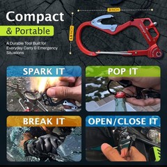 Fire Escape, Emergency Escape Tool, Seatbelt Cutter, Window Breaker, Multi To…