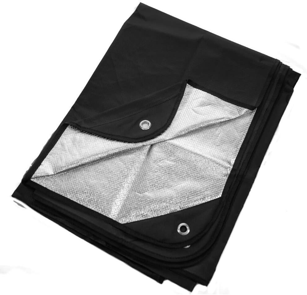 Insulated Tarp, Reusable Heavy Duty Thermal Survival Blanket – 60X82In, Reflects