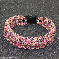 Rainbow #2 – 550 lb Type III Paracord – Survival Rope Bracelet – Made in the USA