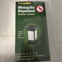 Thermacell Mosquito Repellent Outdoor Lantern 15’x15’ Cover Zone *New Sealed*