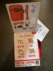 Life+Gear First Aid + Survival Kit Premium Tactical Pack, 121 pc NEW