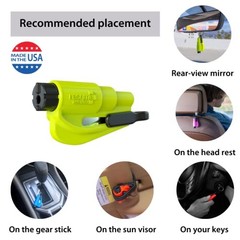 Accessory Pack The Original Emergency Keychain Car Escape Tool, 2-in-1