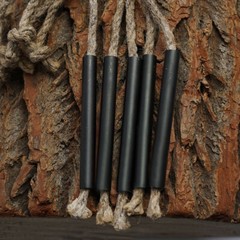 3 Pcs Camping Barbecue Kindling Rope Wick Tinder Cord Cord Survival For Outdoor