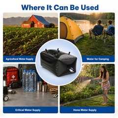 ZXZYHFTY Water Storage Bladder 330L 87Gal Black