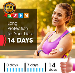 100 Pack Freestyle Sensor Covers for Libre 3 Waterproof Adhesive Patches
