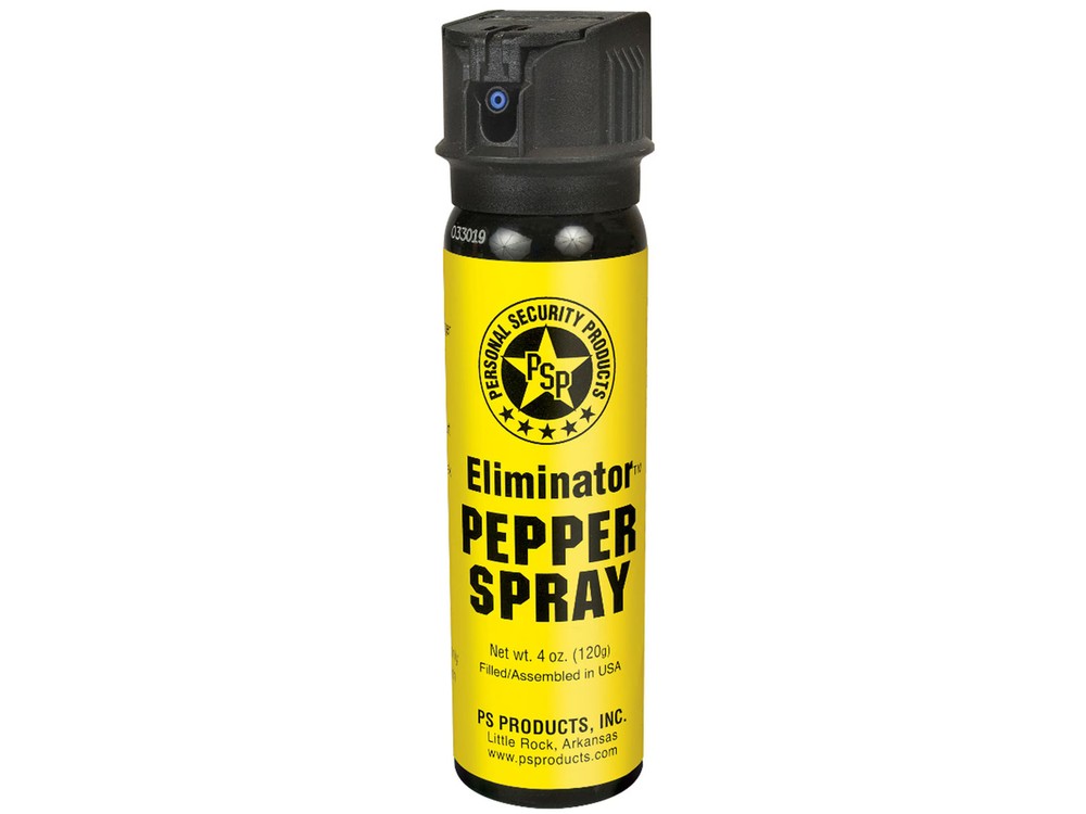 Eliminator Flip Top Pepper Spray 4 oz Aerosol 10% OC and UV Dye