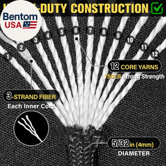 Paracord Rope 750 Lb – 1000Ft / 500Ft / 200Ft / 100Ft 5/32″ Parachute Cord 4MM 1
