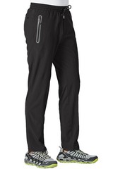 TBMPOY Men’s Lightweight Hiking Travel Pants Athletic 4X-Large, A1-black