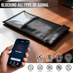 2 Pack Military Grade Faraday Bags for Smartphones | Signal Blocking; Magnetic
