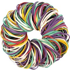 AMUU Rubber Bands #33 colors rubber band Purple, blue, red, yellow, white
