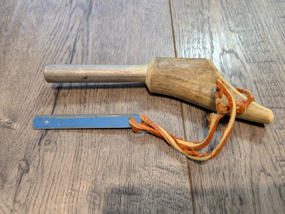 Alaska Antler Art Fire Starter Kit Camping / Bushcraft /Hunting