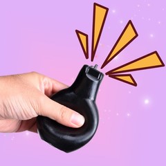 Eco-Fused 2X Hand Squeeze Whistles – Includes 2X Lanyards – Indoor, Outdoor, …