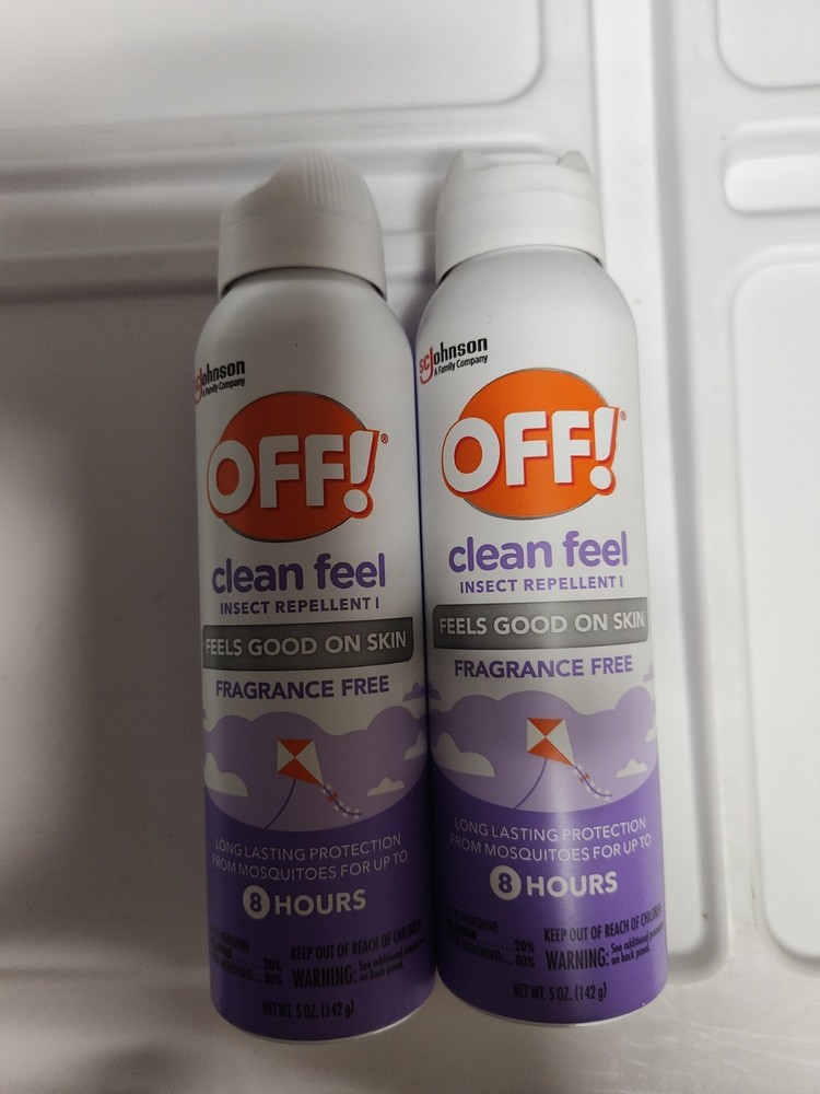 Off! Clean Feel Aerosol, 5 oz (2pack)