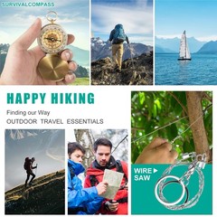20 in 1 Survival Kit for Men Emergency & Outdoor Camping Gear, Compact Survi…