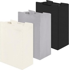 Bonuci 3 Pcs Laundry Sorter 14.76″ x 8.66″ x 21.65″, Beige, Gray, Black
