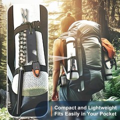 Encendedor Supervivencia 4 Pulg Ferrocerio Pedernal Camping Senderismo Paracord