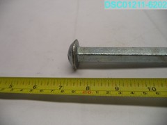 QTY=5: 18″ Silver Metal Tent Stake