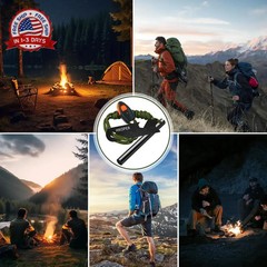 Fire Starter Ferro Rod, 4 Inch Flint and Steel Survival Kit, Flint Fire Starter