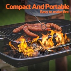 1296PCS Fire Starters for Campfires, BBQ, Camping, Quick Light, Waterproof Charc
