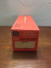 Vintage General Electric Fire Starter Fan Forced Model FS1 – New