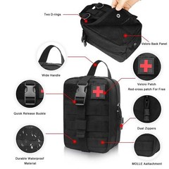 Tactical Molle Pouch Medical First Aid Kit Bag Military Emergency Survival Pouch