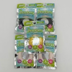 5x Bugables Mosquito Repellent Wrist or Ankle Band Reusable Deet Free Citronella