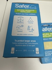 Safer Home SH1200 Outdoor Mosquito Repellent & 4pk refills. (Bundle kit)