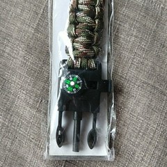 Primitive Survivors 5-in-1 Survival Bracelet