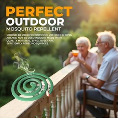 20 Coils Supreme Pro Mosquito Repellent Coils – Outdoor Use Reaches Up to 10 fts