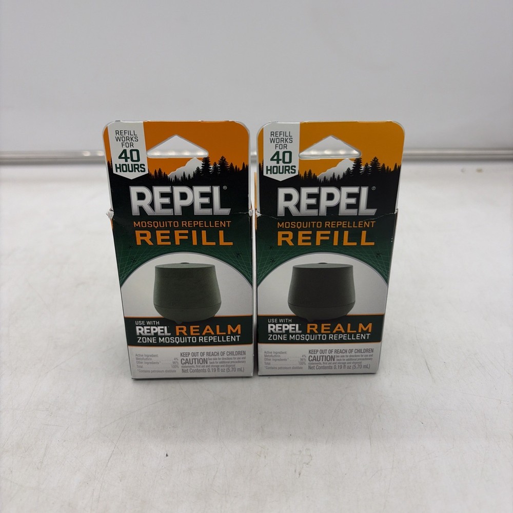 Repel Realm Zone Mosquito Repellent Refills – Brand New 2PACK
