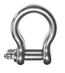 Stainless Steel 316 Forged Bow Shackle 1/2″ 12mm Marine Grade Heavy Duty