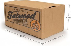 Fatwood Fire Starter Sticks 25lb Box In/Outdoor All Natural Pine Fire Starters